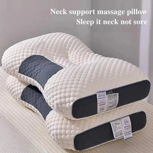 Ergonomic Luxury Knitted Cotton & Microfibre Pillow