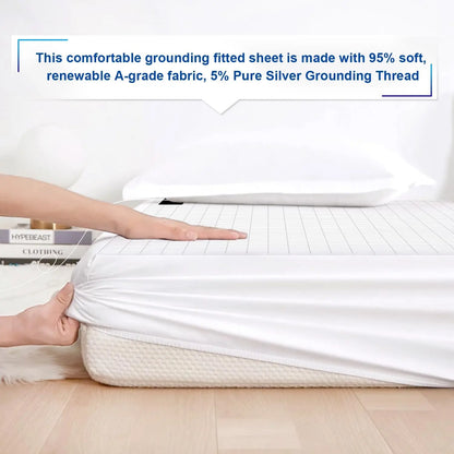 Health Wise Grounding Flat Bed Sheets