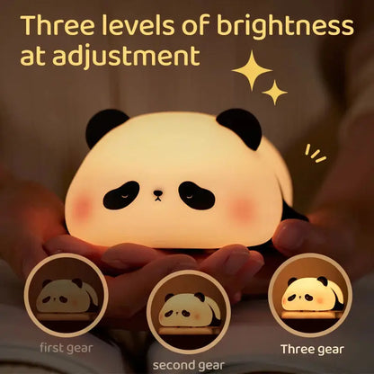 Panda LED Night Light - Children's Touch Lamp