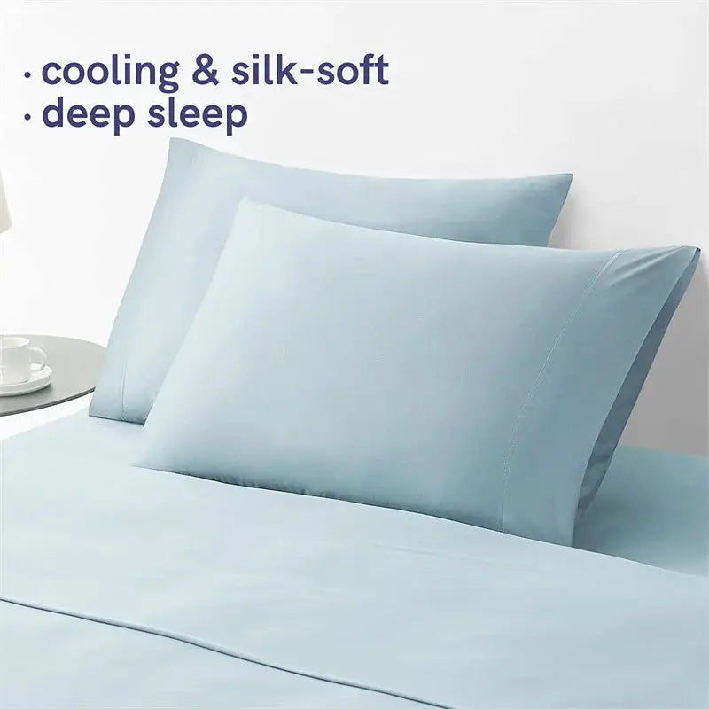 Cooling and silk-soft bamboo pillowcases