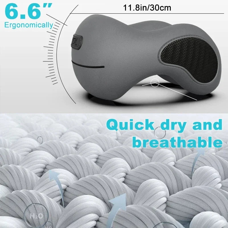 Multifunctioned Memory Foam Premium Travel Pillow