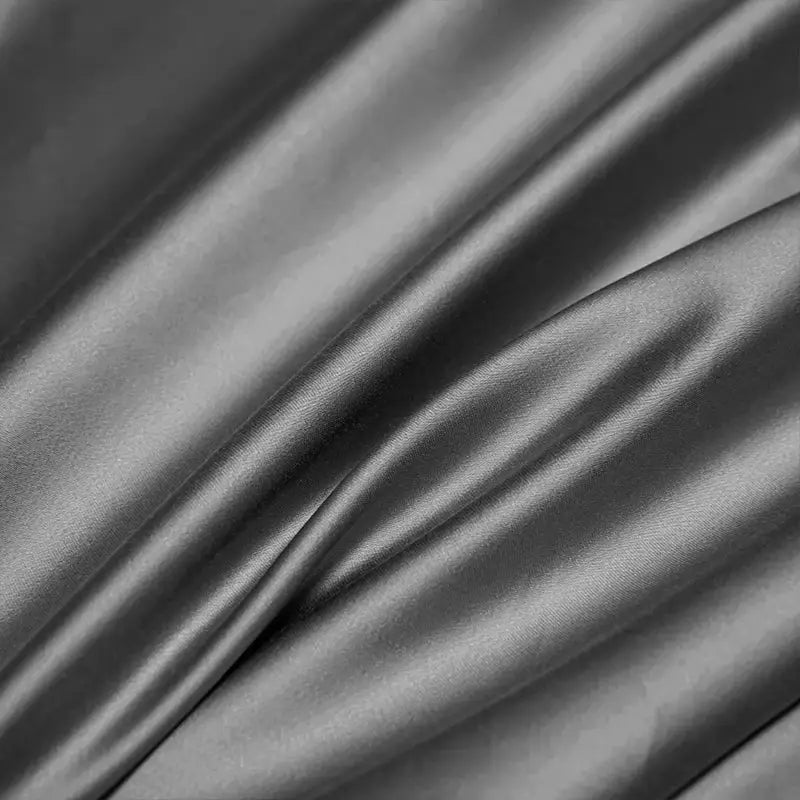 Smooth gray Egyptian cotton fabric, 1000TC